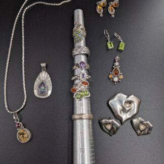 Lot # 85 - Pretty Silver Jewlery Lot (All Items marked .925/sterling)