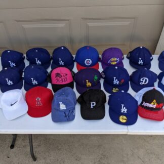 Lot # 93 - Huge lot of hats! Mostly youth sizes. Nike, Dodgers, Lakers and more