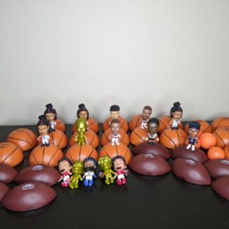 Lot # 101 - NBA Superstars -Smols Figures (basketball and football)