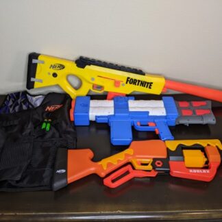Lot # 102 - Nerf Gun Lot - Fortnite, Roblox and more