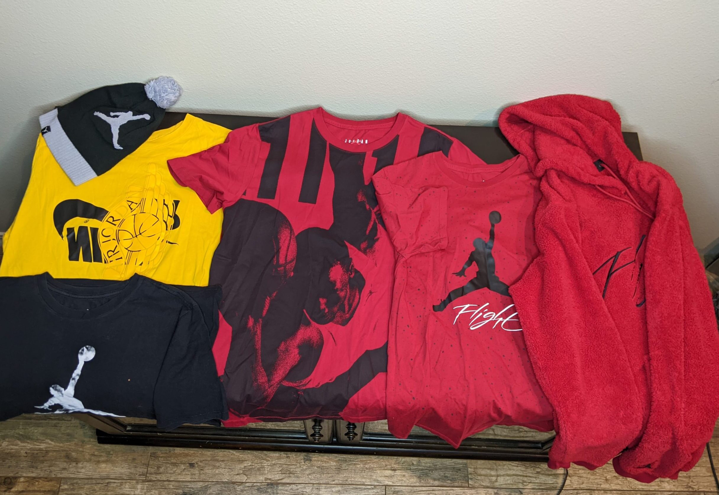 Lot # 139 – Michael Jordan Clothes Lot (6 Pieces)