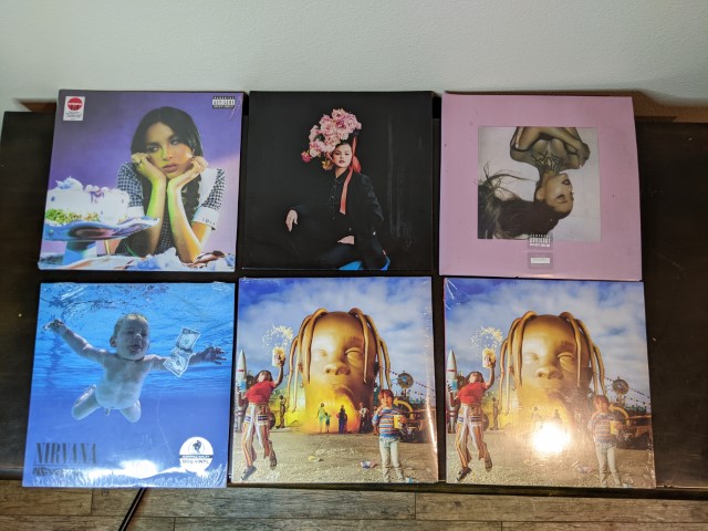 Lot # 141 – Record Lot: Selena Gomez, Ariana Grande, Travis Scott, Nirvana and more!! (some new in wrapper)