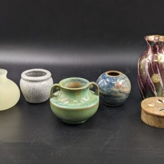 Lot # 143 - Vase Lot - FULPER pottery and more (6 pieces)