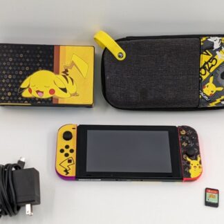 Lot # 147 - Nintendo Switch w/ Animal Crossing Game, Pokemon Case and Cord.
