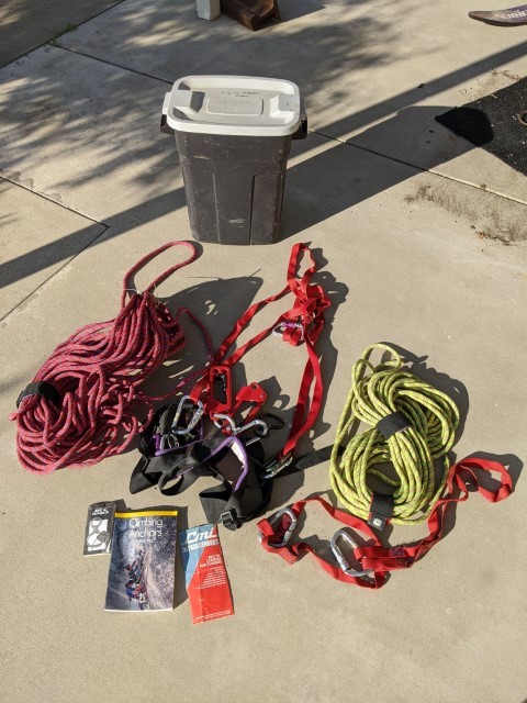 Lot # 165 – Lot of Climbing Gear