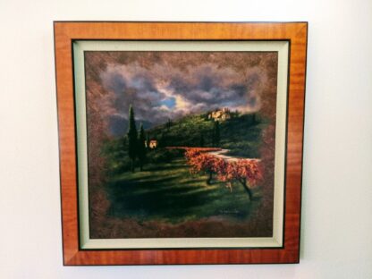 Lot # 1 – Fine Art: Framed Robert Copple Painting on Canvas “Dreams of Tuscany” Limited Edition Signed & Numbered 19/99 Large 36.5×36.5