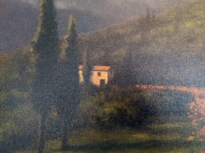 Lot # 1 – Fine Art: Framed Robert Copple Painting on Canvas “Dreams of Tuscany” Limited Edition Signed & Numbered 19/99 Large 36.5×36.5 - Image 13