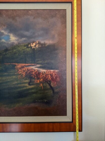 Lot # 1 – Fine Art: Framed Robert Copple Painting on Canvas “Dreams of Tuscany” Limited Edition Signed & Numbered 19/99 Large 36.5×36.5 - Image 17