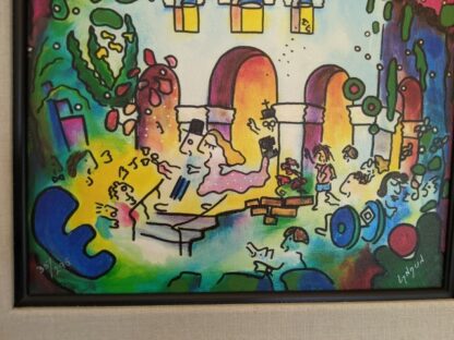 Lot # 9 – Mission San Luis Obispo de Tolosa 1772 Framed Painting by John Landon Signed and Numbered 35/295 - Image 9