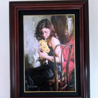 Lot # 4 - Fine Art: Michael & Inessa Garmash "Yellow Roses" Hand-Embellished Giclee on Canvas Limited Edition AP 1/10