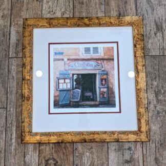 Lot # 13 - Framed, Numbered and Signed by Artist 181/275 French Restaurant