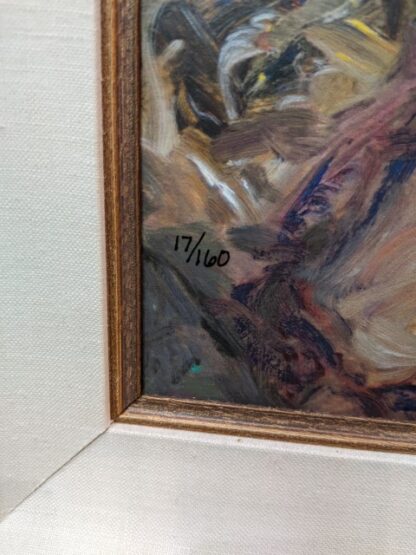 Lot # 8 – Fine Art: “Cala en Mallaorca” By Royo Framed Limited Edition Signed Serigraph w/ Certificate of Authenticity # 17/160 (Large) - Image 5
