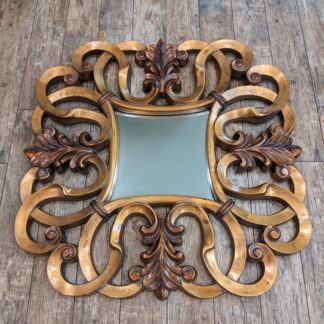 Lot # 21 - Large Decorative Gold Hollow out Mirror