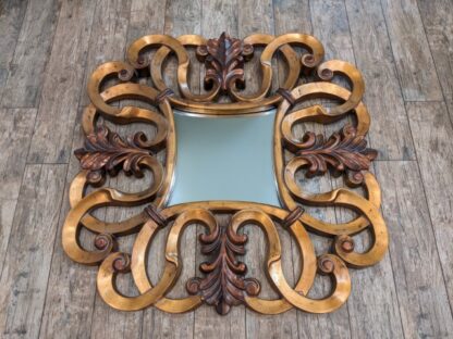 Lot # 22 – Large Decorative Gold Hallow Out Mirror