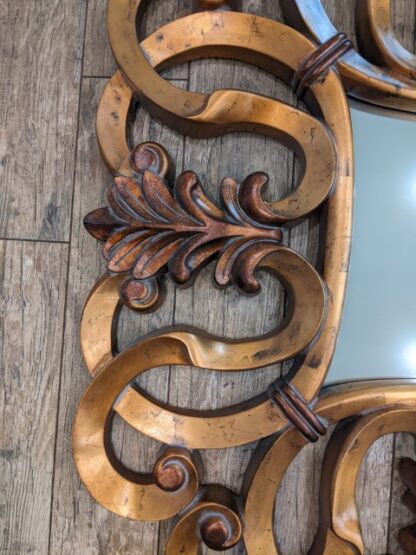 Lot # 22 – Large Decorative Gold Hallow Out Mirror - Image 4