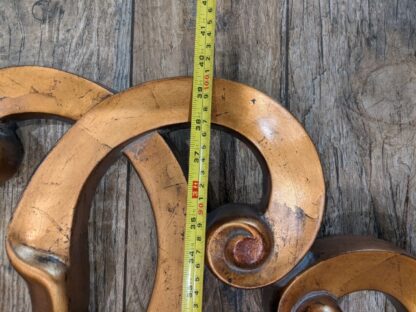 Lot # 22 – Large Decorative Gold Hallow Out Mirror - Image 8
