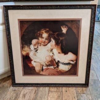 Lot # 24 - Framed Art titled: "Calmady Children" Sir Thomas Lawrence