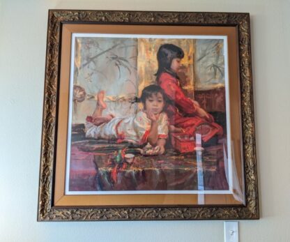 Lot # 23 – Fine Art – Large Limited Edition Giclee by Daniel Gerhartz “Jasmine Tea” Signed and numbered with Certificate or Authenticity 84/195
