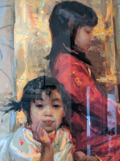 Lot # 23 – Fine Art – Large Limited Edition Giclee by Daniel Gerhartz “Jasmine Tea” Signed and numbered with Certificate or Authenticity 84/195 - Image 4