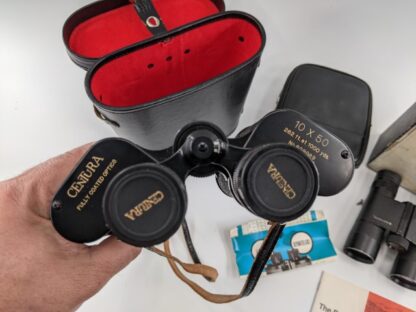 Lot # 55 – Vintage Bausch & Lomb Binoculars W/ Box and case & Vintage Centura Binoculars with Case - Image 2