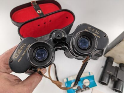 Lot # 55 – Vintage Bausch & Lomb Binoculars W/ Box and case & Vintage Centura Binoculars with Case - Image 3