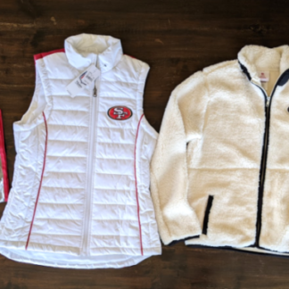 Lot # 134 - Womens Vest and Jacket San Fransico 49ers! (Size Small) NWT!!