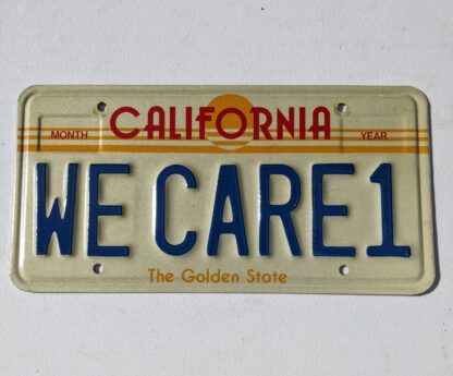 Lot # 48 – Vintage California license plate
